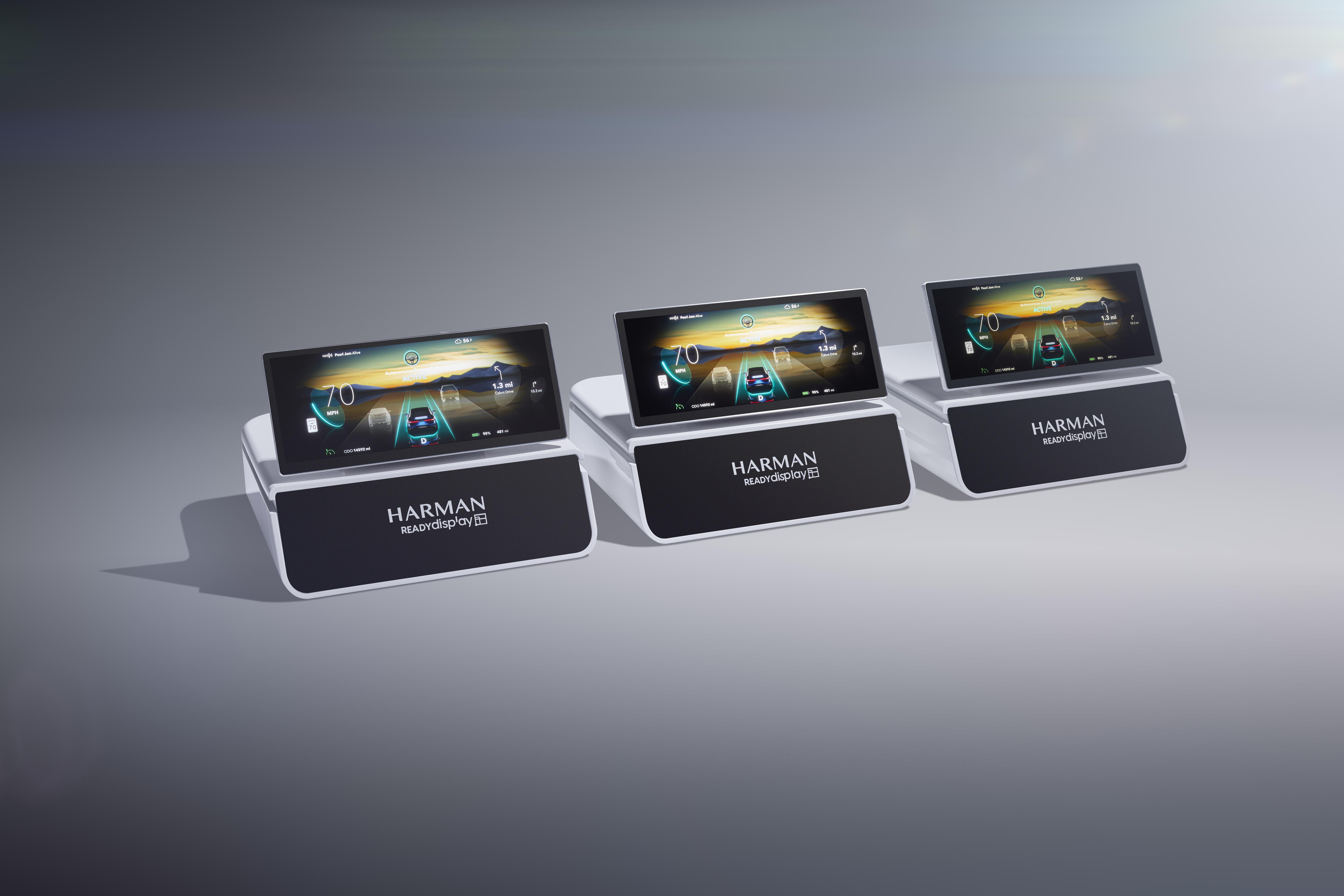 哈曼车载显示屏产品（Ready Display, Ready Vision QVUE）丨哈曼 HARMAN确认申报2024金辑奖·中国汽车新供应链百强